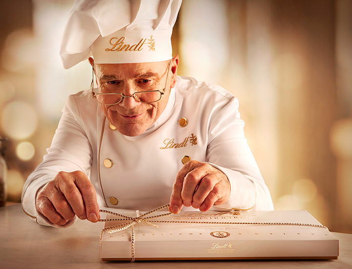 Lindt Pralines-Traum in Bonbonniere